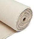 Discount Fabrics LTD Parure de lit 100% coton Calico naturel pour matelassage, projets d'artisanat, housse de couette 145 g/m² 152 cm