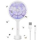 Bug Zapper Racket Electric Fly Swatter, 3000V Mosquitoes Insect Pest Killer Lamp Bugs Trap Catcher Flying Killer for Kitchen, Home, Garden Indoor Outdoors