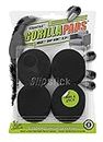 Slipstick GorillaPads 50mm Non Slip Furniture Pads/Gripper Feet Floor Protectors (Set of 16) Premium 2 Inch Round Self Adhesive Rubber Stoppers for Furniture Legs, Black, CB151-16