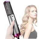 TLISMI 3-in-1 Multifunctional 800 W Hot-air Blow Brush Suitable for all Hair Types Fast Heat up Hair Straightener, Hair Dryer & Volumizer Styler Brush Professional Hairstyling Machine for Women
