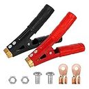 2 Pcs Jump Lead Clips Alligator Clips, 1000A Crocodile Clips Electrical, Heavy Duty Pure Copper Jumper Cables Boost Clamp, Car Battery Charger Clamps for Vehicle Accessory