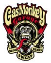 Gas Monkey color  Garage hotrod vintage Muscle Car Grösse 200 X 150 mm