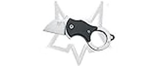 Fox Knives Mini-Ta Liner Lock FX-536 Pocket Knife 1.4116 Stainless Wharncliffe and Black FRN