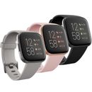 Reloj inteligente Fitbit Versa 2 salud y estado físico auténtico rastreador de actividad negro rosa