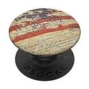 We The People Constitution USA Flag 2nd Amendment PopSockets PopGrip: Swappable Grip for Phones & Tablets PopSockets Standard PopGrip