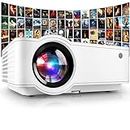 PONER SAUND Projector,2024 Upgraded Mini Projector 1080P Support Home Theater Video Projector,Compatible with USB VGA AV SD HDMI Smartphone PC Laptop PS3 PS4