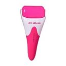 House Of Beauty Ice Roller Skin Cool Manual Massager for Healthy Skin Depuffing Face and Body (Pink)