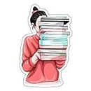 Books Lover Sticker, Bookish Sticker, Book Lover Gift, Bookish Merch, Kindle Sticker, Smut Reader, Girl Readings, E-Reader, Reading, Smutty, Kindle Sticker (2 inch)…