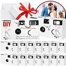 Kanayu 14 Packs DIY Disposable Cameras Bulk, White Single Use Camera with 35mm Iso 400 Film Bright Flash for Weddings, Baby Showers, Birthday Parties Anniversary Events, Easy to Use, Vintage