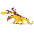 Safari Ltd. Fire Dragon Figurine - Detailed Vibrantly Colored 8.5" Model Figure - Fune Educational Fantasy Play Toy for Boys, Girls & Kids Ages 4+