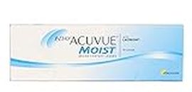 Acuvue 1-Day Moist, Daily Disposable Contact Lenses, Pack of 10 lenses, From Johnson & Johnson (-3.5)