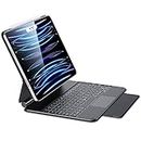 ESR for iPad Keyboard Case, Magnetic iPad Pro 11 Case Keyboard, iPad Air 5/4 Case Keyboard, Easy-Set Floating Cantilever Stand, Precision Multi-Touch Trackpad, Backlit Keys, Black