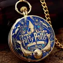Harriese Magier Junge neue kreative Quarz Musik Tasche Uhr Harry Potter College Drop-Tape Spieluhr