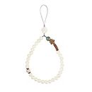 UKCOCO Phone Wrist Strap Buddha Beads Mobile Phone Strap Lanyard Keychain Hanging Pendant Chinese Style Phone Wrist Rope (Random colors of flowers), Assorted Color, 23x0.7cm
