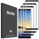 Vsjnk Screen Protector für Samsung Galaxy Note 8 mit 3 Stück Panzer Schutz Glas 9H Härte Tempered Glass,Anti-Kratzen,Anti-Bläschen,HD Displayschutzfolie,kompatible mit Samsung Note 8