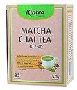 Kintra Foods Matcha Super Herbal Chai Tea 25 Teabags, 50 g
