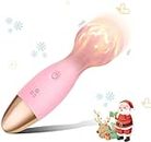 2024 New Upgrade Stimulator For Girls Ladies,Quiet Waterproof Massage Stick for Women_Vib-rator Massager for Women USB Rechargeable Gift for Couple Rose4