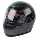 Motorcycle Carbon Fiber Flip Up Full Face Street Adult Helmet DOT S M L XL