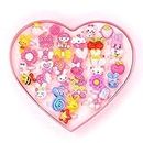Classworld Little Girl Cute Lovely Jewel Rings Girl Pretend Play and Dress Up Rings for Party Rings Set Cartoon Cute Kids Accessory Gift for Children (Pack of - 36)