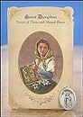 6pc Patron Saints of Healing St. Dymphna (Mental Illness) Healing Holy Card with Medal