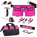 My First Tool Set - Pink by DIY Jr. â?¬â?? Real Tool Set for Kids Pink Tools for Girls Toolbelt Child-Sized Tools Complete Tool Set for Girls Tools for Small Hands