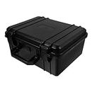 Vaguelly Portable Plastic Tool Box Empty Carry Case Hard Plastic Tool Case Travel Lockable Tools Carrying Case Suitcase for Storage Collection Organization