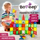 Bopeep Kids Magnetic Tiles Blocks Building Educational Toys Children Gift Play