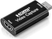 Sounce 4K HDMI Video Capture Card, Game Capture Card, Cam Link Card, Video Capture Device HDMI to USB 2.0 for Gaming, Streaming, Compatible with Nintendo Switch, PS3/4, Xbox One