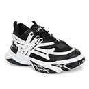 layasa New Classic Fashion Comfotable Lightweight Casual Sneakers for Men's_7 White