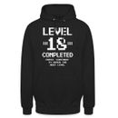 18. Geburtstag Gamer Level 18 Complete Geschenk Unisex Hoodie