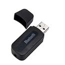 USB Bluetooth 3.0 Adapter, Bluetooth Stick, Bluetooth Dongle Adapter Audio Transmitter Receiver with 3.5 mm Cable for PC/TV/CAR/Speaker/MP3/Home Audio System/Headphones.