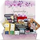 GiftWorld Sympathy Gift Baskets - Meat and Cheese Gift Basket, Savory Meats, Cheese, Snacks Sympathy Gifts for Loss of Loved One - Sympathy Food Baskets, Food Care Package - Condolence Gift Basket