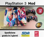 SONY PLAYSTATION 3 SLIM PS3 MOD HEN NES SNES SEGA MARIO SKIN MIGLIAIA DI GIOCHI!
