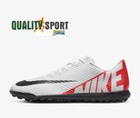 Nike Vapor 15 Club TF Mercurial Bianco Scarpe Uomo Sportive Calcetto DJ5968 600