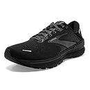Brooks Ghost 14 GTX Men's Road Running Shoes, Black/High Risk Red, Black, 7 US X-Wide