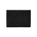 Fossil Men's Leather Slim Minimalist Bifold Front Pocket Wallet, Steven Slate Black, Bifold
