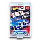 Hot Wheels '70 Ford Escort RS1600 (Blue & White) 6/10 Fast & Furious - Series 1-2023 - (Premium Long Card) - COMES IN A KLAS CAR KEEPER PROTECTIVE COLLECTORS CASE - HNR96