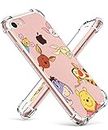 Coralogo for iPhone 6S Plus/6 Plus TPU Case, 3D Cute Cartoon Funny Design Character Protective Chic Kawaii Fashion Fun Cool Cover Skin Teens Kids Girls Cases for iPhone 6 Plus/6S Plus 5.5” (Weini Pooh