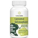 Lumarejebo Liposomal Sulforaphane 450mg Softgel, Stabilized Sulforaphane Supplement from Broccoli Seed Extract, Maximum Absorption, Potent Antioxidant, Supports Heart & Liver Health