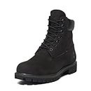 Timberland Men's Premium Waterproof 6-Inch Boot, Black Nubuck, US 10