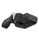 IWB Sweat Guard Holster - Inside The Waistband Holster - fits S&W Model 642 (Black, Right)
