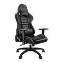 Leather Computer Chairs Gaming Chair High Back Racing Office Swivel Executive Chair with Headrest Adjustable Armrest and Lumbar Support for Adults Teens (Color : A) (D)