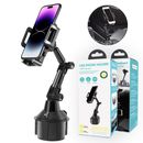 Universal Car Cup Mobile Phone Holder Phone Mount Cradle With Adjustable Neck