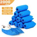 100-2000pcs Non-woven Disposable Non-Slip Boot Shoe Covers Dust proof Breathable