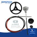 SS13710 10 Feet Boat Rotary Steering System Outboard Kit Marine With 13.5" Wheel
