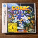 Sonic Colours IMBALLO ORIGINALE, gioco Nintendo DS per DS, DS Lite, 3DS, 2DS, buone condizioni