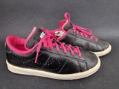 🟢 Used Nike Black Women's Shoes with Pink Laces - Size 36.5 dunk