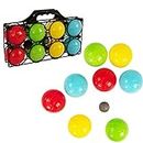 HTI Toys & Games 8 Piece Boules Carry Case , Garden Games for Kids Camping and Holiday Games , Outdoor Family & Friends Entertainment For Adults, Boys and Girls , Perfect For Sports Day Games.