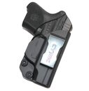 Concealed Carry IWB Gun Holster for Ruger LCP 380 Black Polymer Inside Waistband