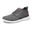Bruno Marc Men's Mesh Sneakers Lightweight Breathable Walking Running Shoes Dark Grey Size 12 M US Zero-01